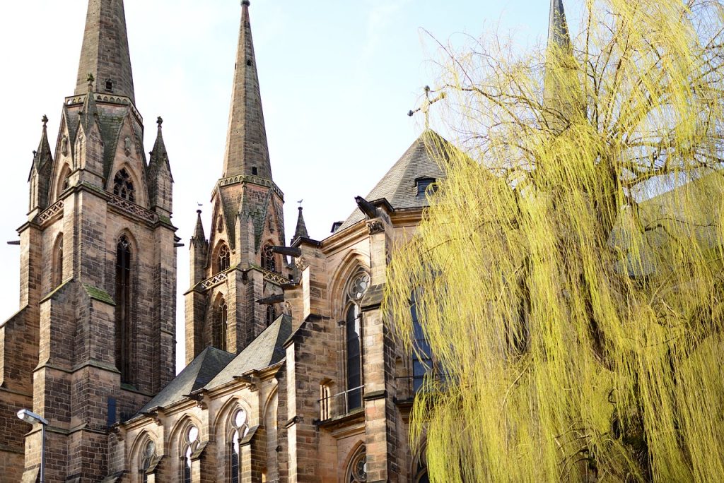 church, elisabeth church, elisabeth church marburg, marburg, hesse, historically, the saint elisabeth, building, city, church tower, gothic
